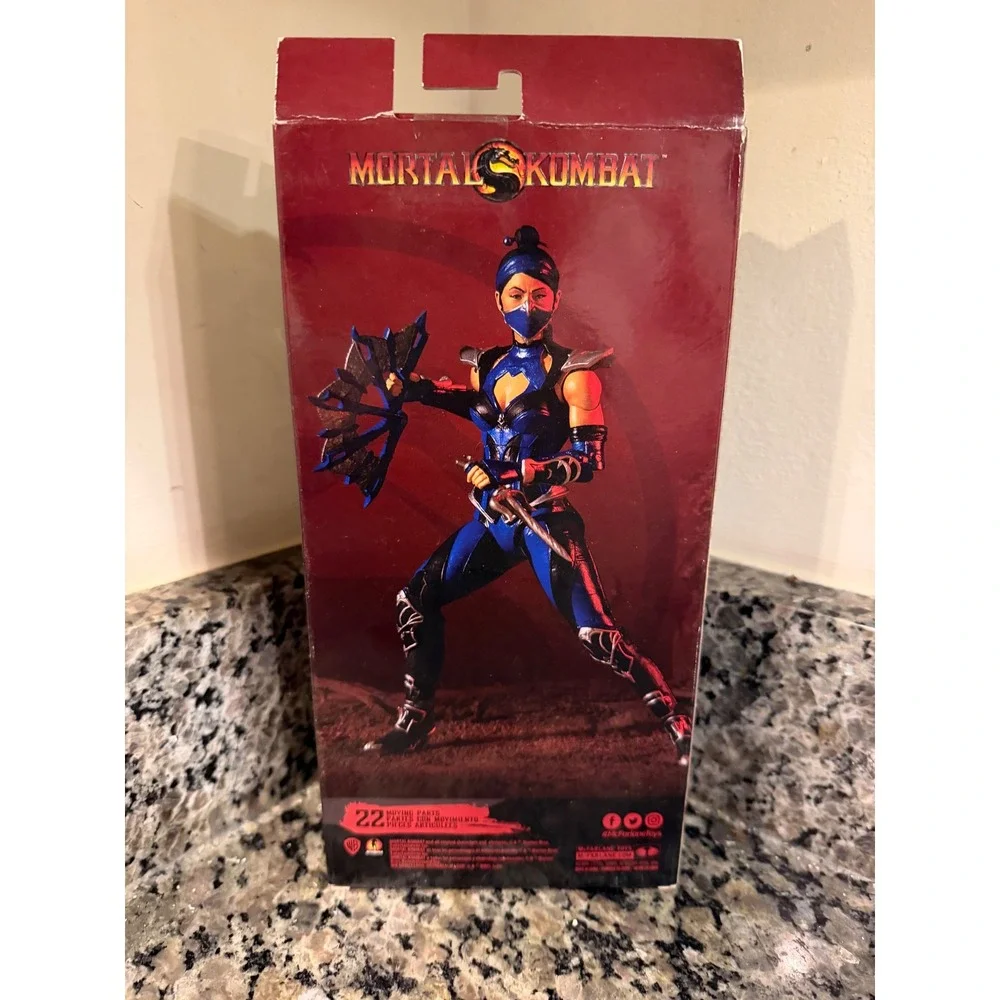 McFarlane Toys Mortal Kombat 11 Kitana Edenian Blue 7 Inch Action Figure MK11